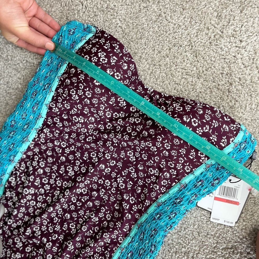 Laundry by Shelli Segal one piece bandeau swimsuit - Picture 9 of 10